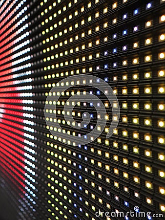 RGB LED screen panel texture