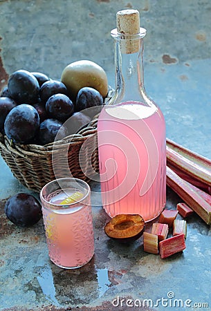 Rhubarb juice