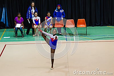 Rhythmic Gymnastics Girl Dance