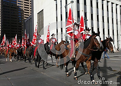 Riders in National Western Stock Show Parade