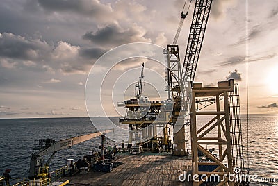 Rig platform of oil and gas industry