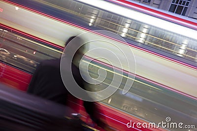 Rikshaw driver at Piccadilly Circus, London