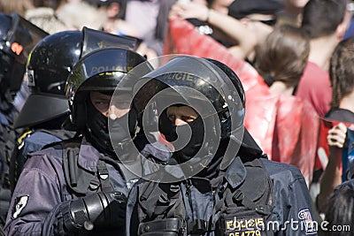 Riot police