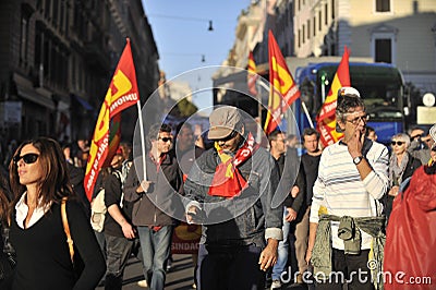 Riots in Rome - Italian Students Protest