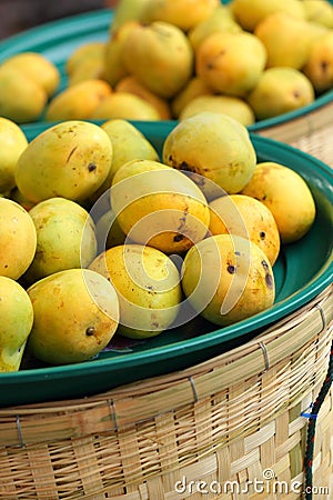 Ripe mango in the market