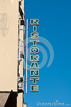 Ristorante Restaurant Sign