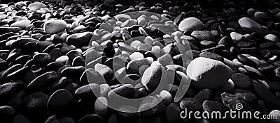 River stones background