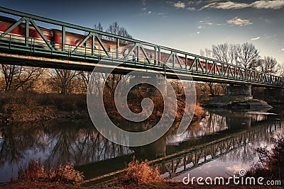 River and train