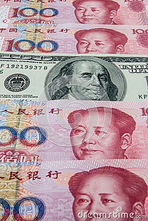 RMB And USD Royalty Free Stock Photo - 
