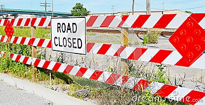 Road Closed Sign