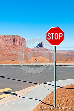 Road in desert