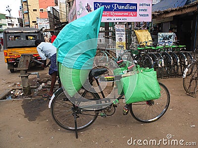 On the road in India