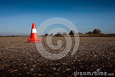 Road mark on a road