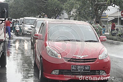 ROAD RECOVERY AFTER DRENCHED VOLCANIC ASH