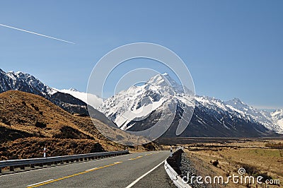 Road to Mount Cook