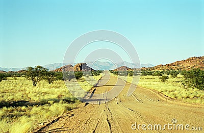 Road to nowhere, Damaraland, Namibia