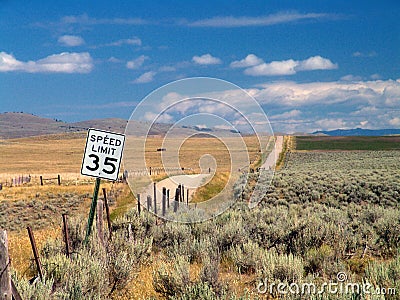 The road to nowhere, Montana.