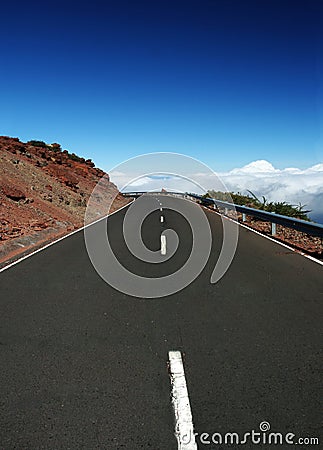 Road to the sky, Canary Island