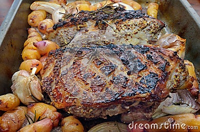 Roast Leg of Lamb with Rosemary