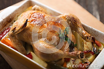 Roasted chicken