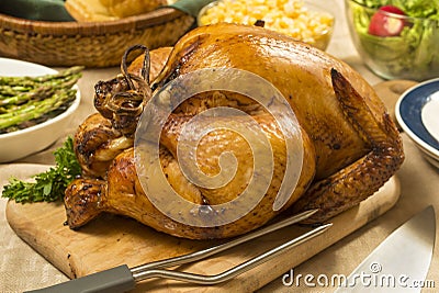 Roasted chicken meal