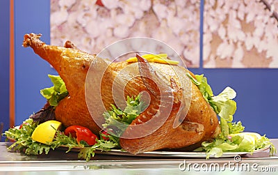 Roasted turkey