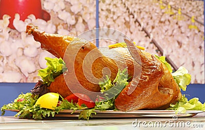 Roasted turkey