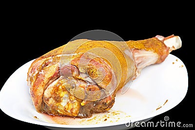 Roasted turkey leg