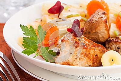 Roasted turkey meat