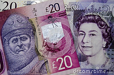 Robert the Bruce and Queen money