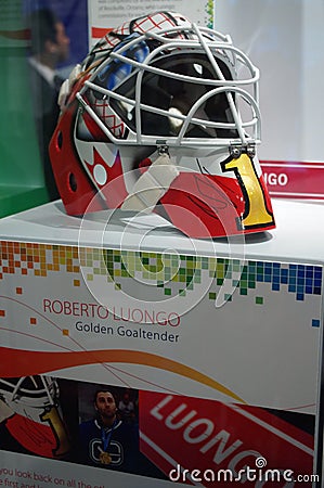 Roberto Luongo helmet