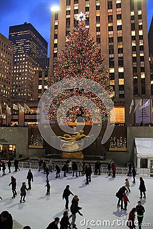 Rockefeller Center Christmas tree, New York City