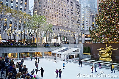 Rockefeller Center Tree and Rink