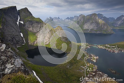 Rocky mountains of Norwegian fjords - Lofoten