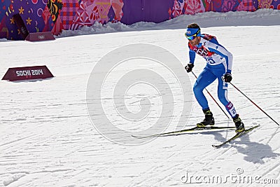 Roland Clara during Men s Cross-country 50km mass start