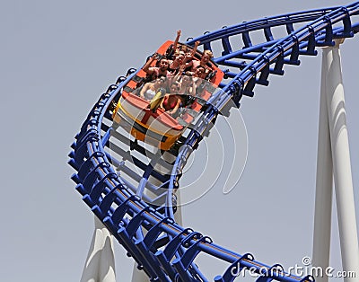Roller coaster Editorial Stock Photo