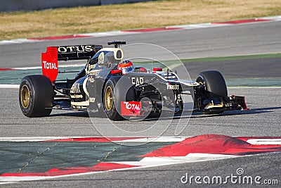 Romain Grosjean of Lotus