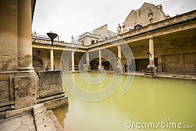 Roman Bath in England