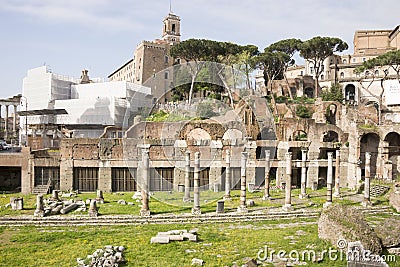 Roman Forum. Here there was the social life of the city. Rome