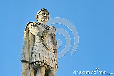 Roman Statue in Bath, England