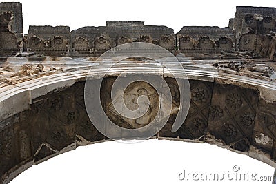 Roman Triumphal Arch Isolated Stock Images -