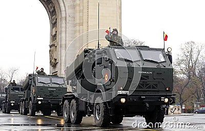 Romanian army parade