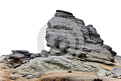 Romanian Sphinx isolated on white