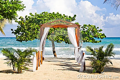 Romantic Beach Wedding Spot in Jamaica