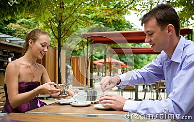 Romantic couple in Paris