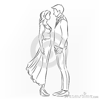 Kissing couple drawing Images - Search Images on Everypixel