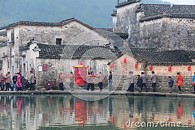 Romantic poetic Chinese Village