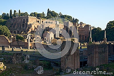 Rome empire ruins