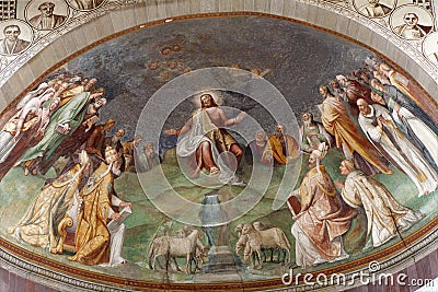 Rome - Jesus the Teacher fresco