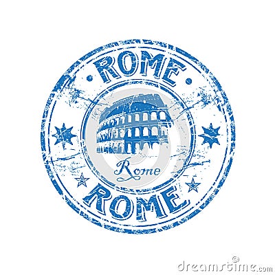 Rome rubber stamp